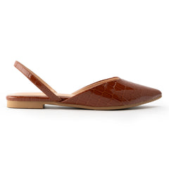 Tuhoomall Slingback Flats for Women Pointed-Toe Ballet Flats