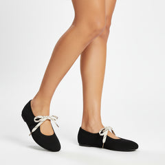 Tuhoomall Comfortable Casual Flat Shoes for Work and Everyday Wear - Low Top Round Toe Design with Rubber Sole in Solid Color