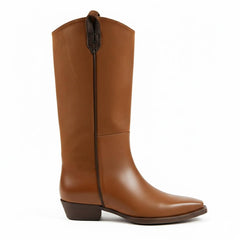 Tuhoomall Western Snip Toe Ankle Boots for Women, Classic All-Season Chunky Heel Rubber Sole, Easy Slip-On Design, Perfect for Casual and Office Wear