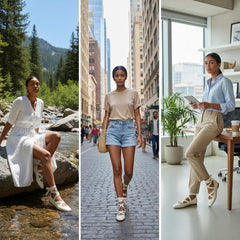 Tuhoomall Ballet Flat Shoes For Parties And Performances, Comfortable Round-Toe Design With Satin Finish And Cross Straps