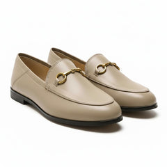 Tuhoomall Comfortable Flat Loafers for Women, Classic Design with Metal Buckle, Perfect for Office, Casual and Everyday Wear
