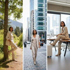 Tuhoomall Rhinestone Embellished Ankle Boots for Women, Chunky Heel 6.5 cm, Slip-On Pointed Toe Short Booties for Parties and Weddings