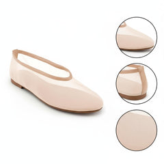 Tuhoomall Ballet Flats for Women, Comfortable and Stylish, Perfect for Parties and Daily Wear, Round Toe Design, Slip-On Closure, Rubber Sole