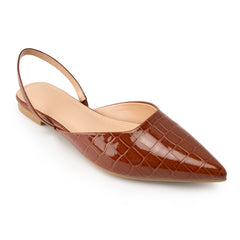 Tuhoomall Slingback Flats for Women Pointed-Toe Ballet Flats