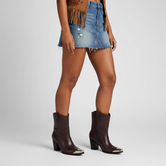 Tuhoomall Casual Almond Toe Chunky Heel Ankle Boots with Zipper for Everyday Office and Street Style