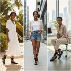 Tuhoomall Ballet Flat Shoes For Parties And Performances, Comfortable Round-Toe Design With Satin Finish And Cross Straps