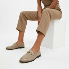 Tuhoomall Comfortable Flat Loafers for Women, Classic Design with Metal Buckle, Perfect for Office, Casual and Everyday Wear