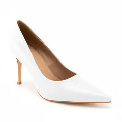 Tuhoomall Stylish High Heels for Parties and Dances, Gradient Design, Pointed Toe, 8cm Stiletto Heels, Slip-On, Rubber Sole, Synthetic Leather Lining