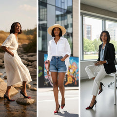 Tuhoomall Stylish High Heels for Parties and Dances, Gradient Design, Pointed Toe, 8cm Stiletto Heels, Slip-On, Rubber Sole, Synthetic Leather Lining