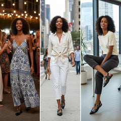 Tuhoomall Comfortable Low Heel Platform Shoes with Adjustable Metal Buckle for Casual and Office Use, Ideal for All-Season Wear