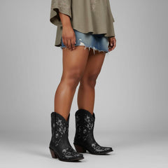 Tuhoomall Colorful Plaid Short Ankle Boots for Women, Chunky 5cm Heel, Slip-On Design, Stylish Sparkling Embellishments, All-Season Comfort