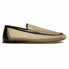 Tuhoomall Elegant Pointed Toe Flat Loafers for Formal Events, Parties, and Performances - Classic Rubber Sole with Transparent Color Design Tuhoomall