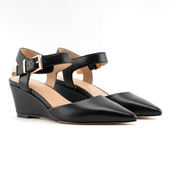 Tuhoomall Fashion High Heel Sandals for Women, Adjustable Buckle, Solid Color with Metal Accents, Stylish Casual and Office Wear