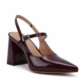 Tuhoomall Fashion Mid-Heel Sandals for Women, Elegant Office Daily Wear, Adjustable Strap, Tapered Toe Design, Comfortable Rubber Sole Tuhoomall