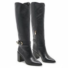 Tuhoomall Fashion Stiletto Ankle Boots for Women, Comfortable & Trendy with Zipper Closure, Ideal for Parties, Work & Casual Outings