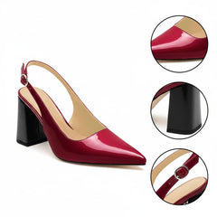 Tuhoomall Fashionable Comfortable High Heel Sandals for Summer - Classic Adjustable Strap Pointed Toe Casual Wear Tuhoomall