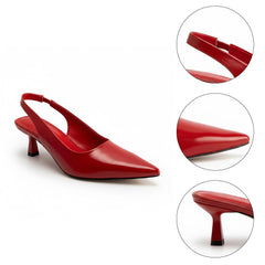 Tuhoomall Comfortable Kitten Heel Slip-On Shoes, Metallic Finish, Fashionable for Work and Travel, Made with Genuine Leather, Perfect for Spring and Summer