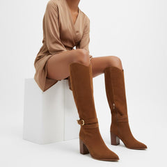 Tuhoomall Fashion Stiletto Ankle Boots for Women, Comfortable & Trendy with Zipper Closure, Ideal for Parties, Work & Casual Outings