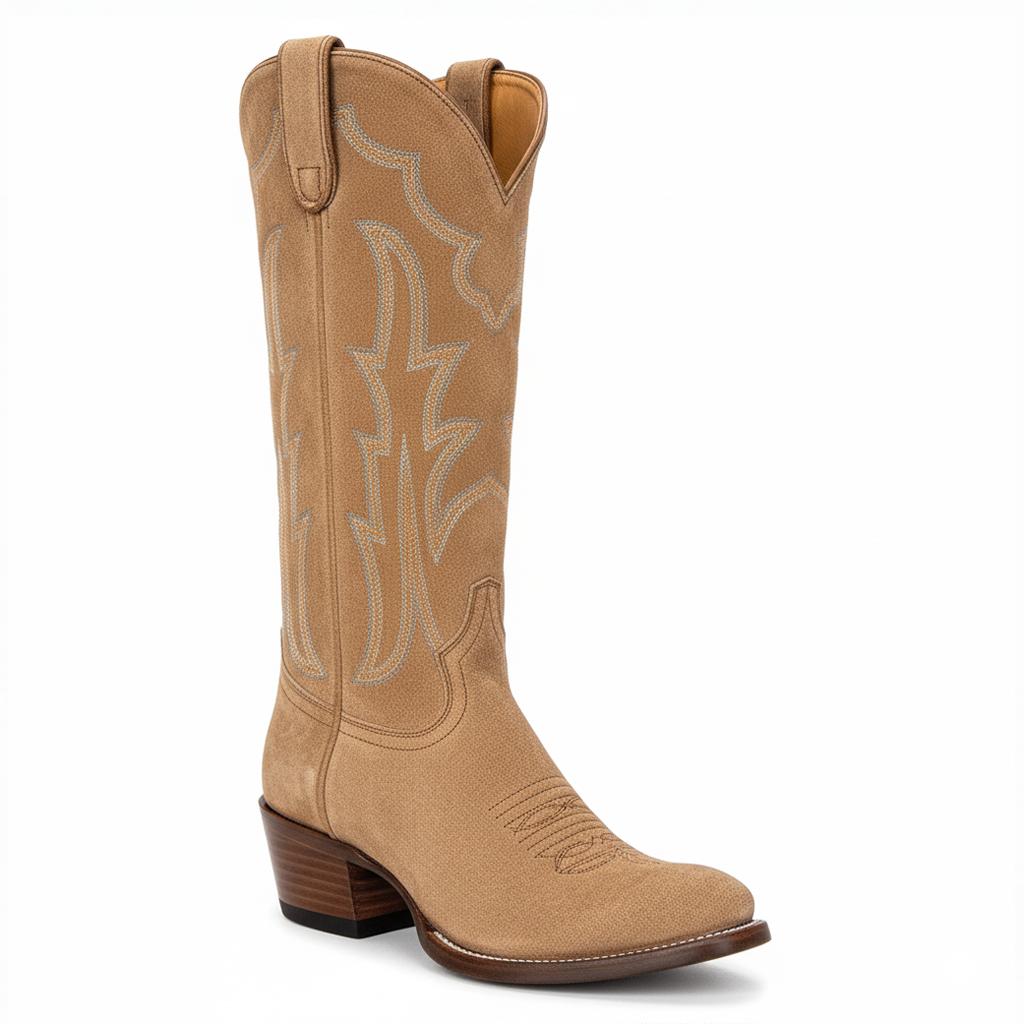 Tuhoomall Faux Suede Western Ankle Boots for Women, 2.63 in Block Heel, Colorful Embroidery, Perfect for Fashion and Casual Travel Tuhoomall