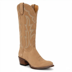 Tuhoomall Faux Suede Western Ankle Boots for Women, 2.63 in Block Heel, Colorful Embroidery, Perfect for Fashion and Casual Travel