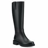 Tuhoomall Fashion Comfort Knee High Boots for Women - Low Heel Zipper Closure, Stylish for Office and Travel, Timeless Solid Color Design Tuhoomall