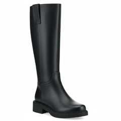 Tuhoomall Fashion Comfort Knee High Boots for Women - Low Heel Zipper Closure, Stylish for Office and Travel, Timeless Solid Color Design Tuhoomall