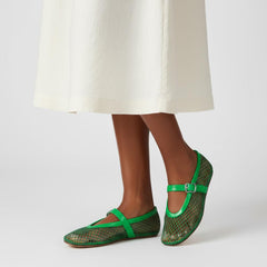 Tuhoomall Ballet Flats For Women, Adjustable Buckle, Elegant Pointed Toe, Comfortable Rubber Sole, Perfect For Parties And Performances