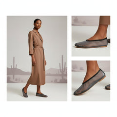 Tuhoomall Ballet Flats for Women, Comfortable and Stylish, Perfect for Parties and Daily Wear, Round Toe Design, Slip-On Closure, Rubber Sole