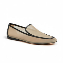Tuhoomall Elegant Pointed Toe Flat Loafers for Formal Events, Parties, and Performances - Classic Rubber Sole with Transparent Color Design Tuhoomall