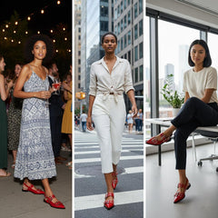 Tuhoomall Comfortable Low Heel Platform Shoes with Adjustable Metal Buckle for Casual and Office Use, Ideal for All-Season Wear