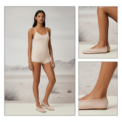 Tuhoomall Ballet Flats for Women, Comfortable and Stylish, Perfect for Parties and Daily Wear, Round Toe Design, Slip-On Closure, Rubber Sole