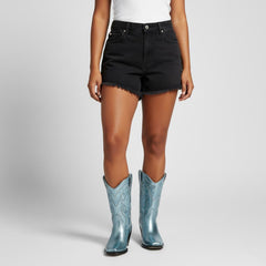 Tuhoomall Metallic Ankle Booties for Women, Chunky Block Heel, Pointed Toe, Casual Stylish Design, Vegan Leather, Embroidered Details, All Seasons