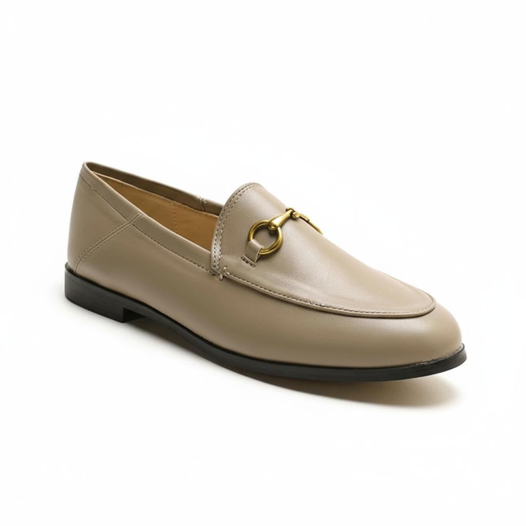 Tuhoomall Comfortable Flat Loafers for Women, Classic Design with Metal Buckle, Perfect for Office, Casual and Everyday Wear Tuhoomall