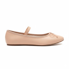 Tuhoomall Comfortable Mary Jane Flat Shoes with Bow, Slip-On Design for Fashionable Everyday Wear in Spring and Summer