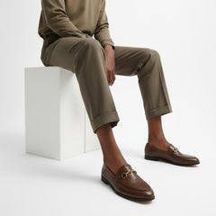 Tuhoomall Comfortable Flat Loafers for Women, Classic Design with Metal Buckle, Perfect for Office, Casual and Everyday Wear