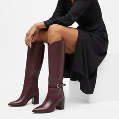 Tuhoomall Fashion Stiletto Ankle Boots for Women, Comfortable & Trendy with Zipper Closure, Ideal for Parties, Work & Casual Outings