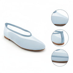 Tuhoomall Ballet Flats for Women, Comfortable and Stylish, Perfect for Parties and Daily Wear, Round Toe Design, Slip-On Closure, Rubber Sole