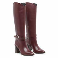 Tuhoomall Fashion Stiletto Ankle Boots for Women, Comfortable & Trendy with Zipper Closure, Ideal for Parties, Work & Casual Outings