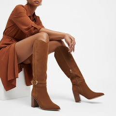 Tuhoomall Fashion Stiletto Ankle Boots for Women, Comfortable & Trendy with Zipper Closure, Ideal for Parties, Work & Casual Outings