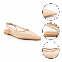 Tuhoomall Wedge Heels Women's Flats with Pointed Toe, Adjustable Buckle, Casual and Performance Wear, Rubber Sole for Daily Use Tuhoomall