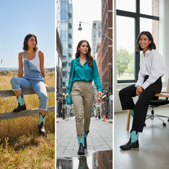 Tuhoomall Western Cowboy Ankle Boots for Women, Floral Embroidery Low Heel Short Booties, Fashion Casual Everyday Wear