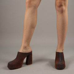 Tuhoomall Waterproof High Heel Sandals for Parties and Performances, Slip-On Design with Anti-Slip Sole, Classic Stylish Denim Look, Perfect for Spring and Summer