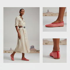 Tuhoomall Ballet Flats for Women, Comfortable and Stylish, Perfect for Parties and Daily Wear, Round Toe Design, Slip-On Closure, Rubber Sole