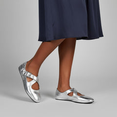 Tuhoomall Ballet Flats For Women, Stylish Casual Shoes, Perfect For Parties & Performances, Adjustable Strap, Trendy Leopard Print, Comfortable Rubber Sole