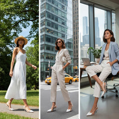 Tuhoomall High Heeled Sandals For Women, Fashion Pointed Toe Design, Mid Heel, Heart Pattern, Perfect For Stylish Outings, Comfortable Rubber Sole