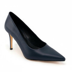 Tuhoomall Stylish High Heels for Parties and Dances, Gradient Design, Pointed Toe, 8cm Stiletto Heels, Slip-On, Rubber Sole, Synthetic Leather Lining