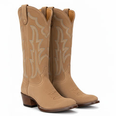 Tuhoomall Faux Suede Western Ankle Boots for Women, 2.63 in Block Heel, Colorful Embroidery, Perfect for Fashion and Casual Travel Tuhoomall