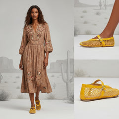 Tuhoomall Ballet Flats For Women, Adjustable Buckle, Elegant Pointed Toe, Comfortable Rubber Sole, Perfect For Parties And Performances