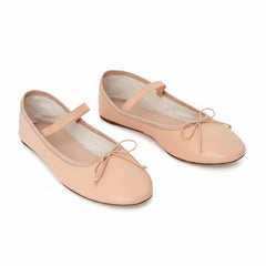 Tuhoomall Comfortable Mary Jane Flat Shoes with Bow, Slip-On Design for Fashionable Everyday Wear in Spring and Summer