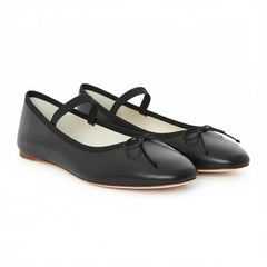 Tuhoomall Comfortable Mary Jane Flat Shoes with Bow, Slip-On Design for Fashionable Everyday Wear in Spring and Summer